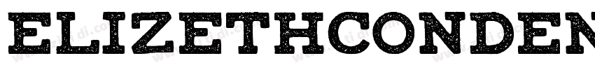 ElizethCondensed Bol字体转换